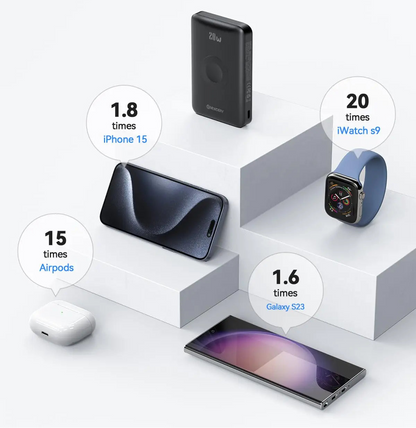 4-in-1 MagSafe Power Bank 10000mAh | iPhone + Apple Watch Charger