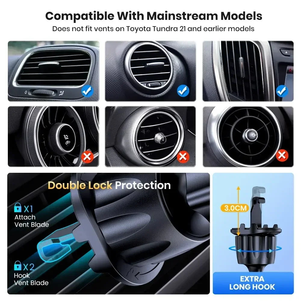 Gravity Auto Phone Holder Air Vent Mount Universal
