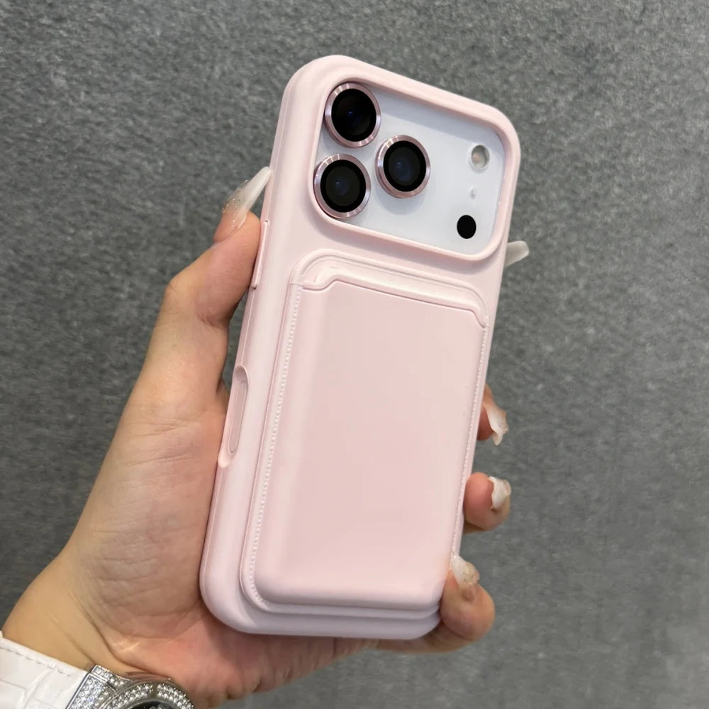 MagSafe Silicone Wallet Case | Shockproof iPhone Cover
