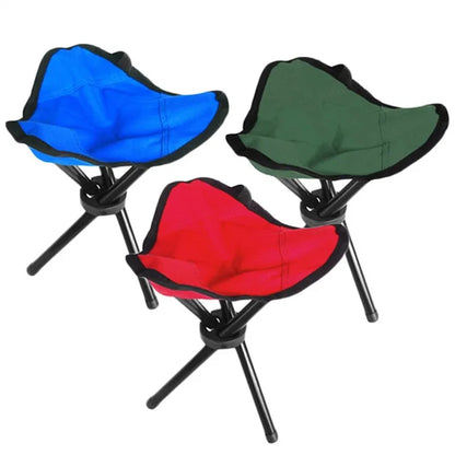 Travel Folding Chairs Blue Green Red