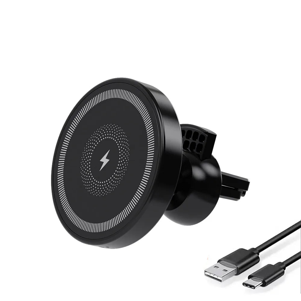 Magnetic Wireless Car Charger | 15W MagSafe Mount