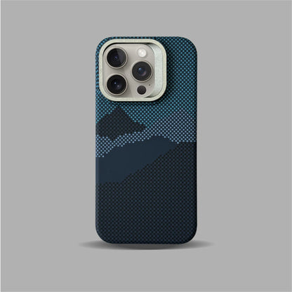 Carbon Fibre MagSafe iPhone Case Metal Lens Holder