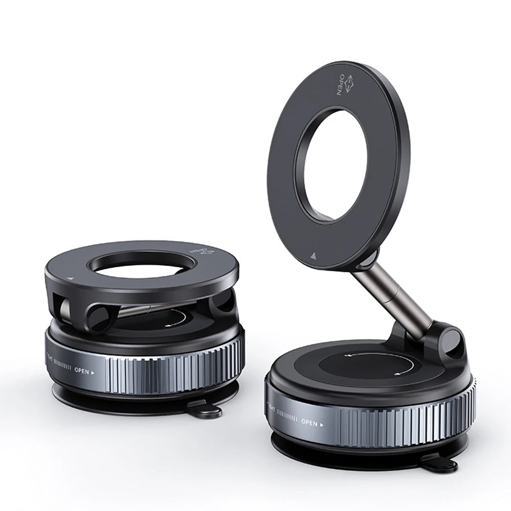 Magnetic Phone Holder with 360 Rotation & Suction Cup