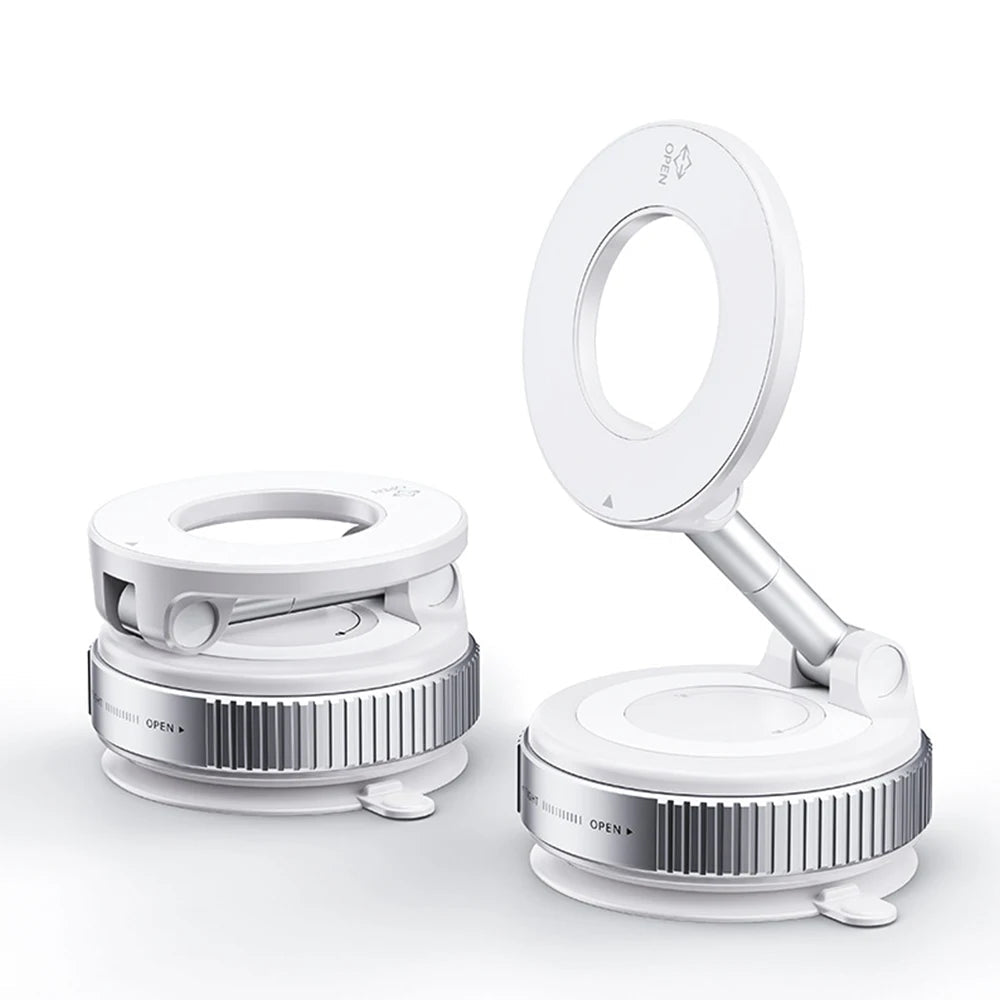 Magnetic Phone Holder with 360 Rotation & Suction Cup