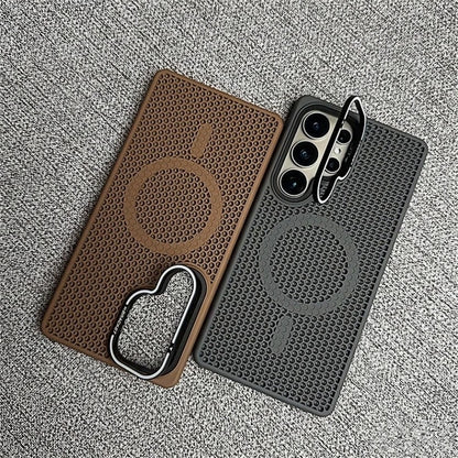 Luxury Breathable Mesh Samsung Galaxy MagSafe Case