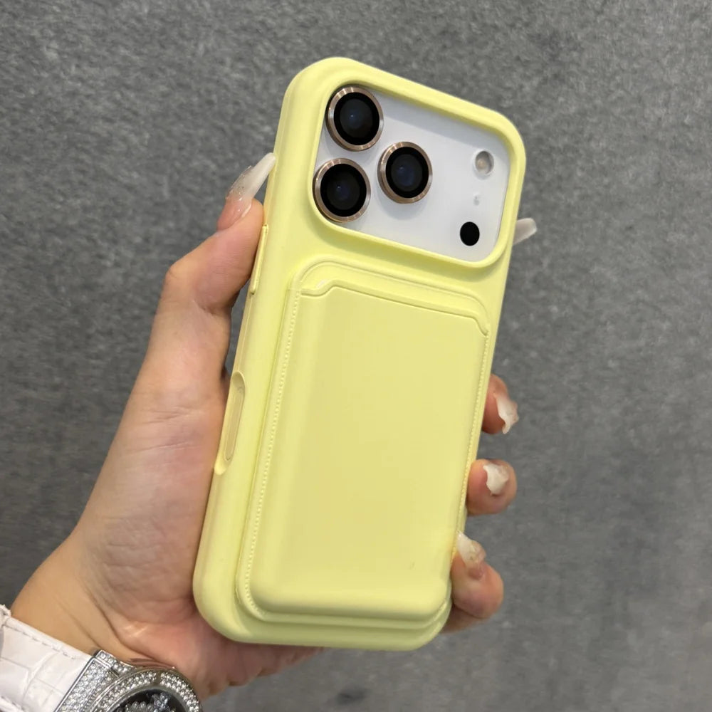 MagSafe Silicone Wallet Case | Shockproof iPhone Cover