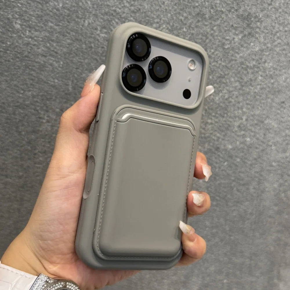 MagSafe Silicone Wallet Case | Shockproof iPhone Cover