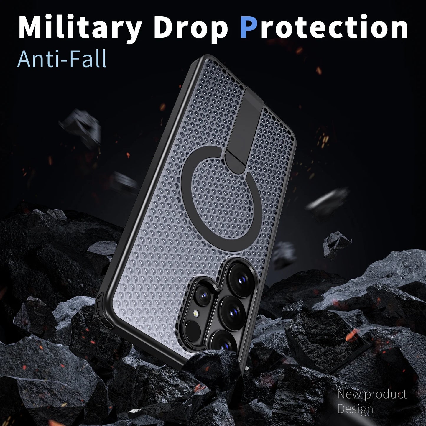 Translucent Heat Dissipation Samsung Galaxy Case