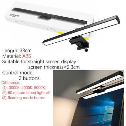 LED Monitor Light Bar 18-60cm Dimmable RGB Screen Hanging