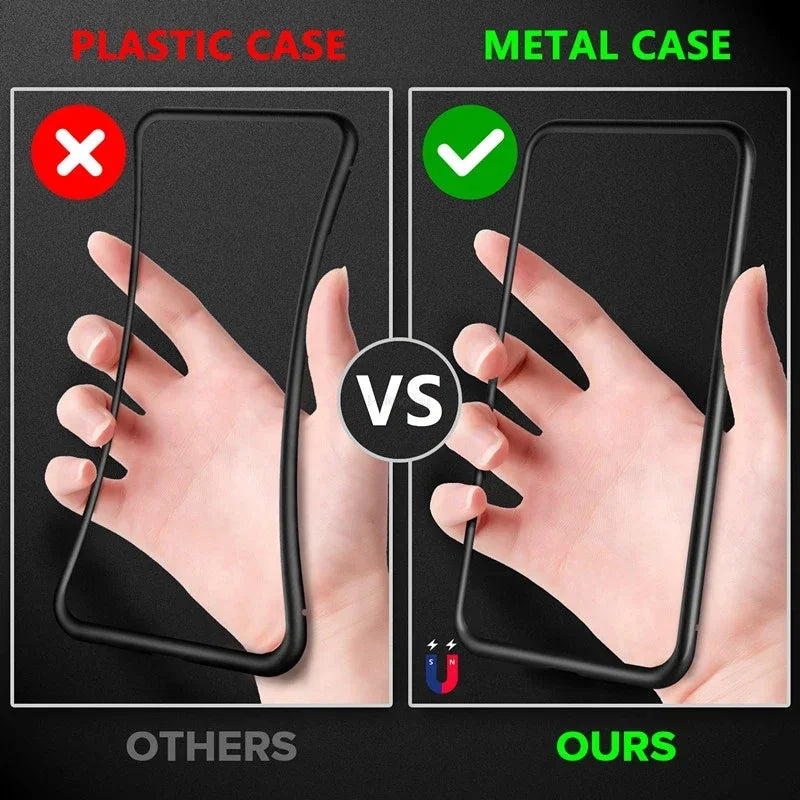 Privacy Metal iPhone Case 360 Magnetic Anti-Spy