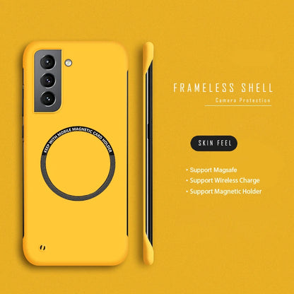 Slim Frameless Samsung MagSafe Matte Phone Case