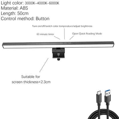 Monitor Light Bar 33-60cm RGB Eye Protection Timed Dimmable