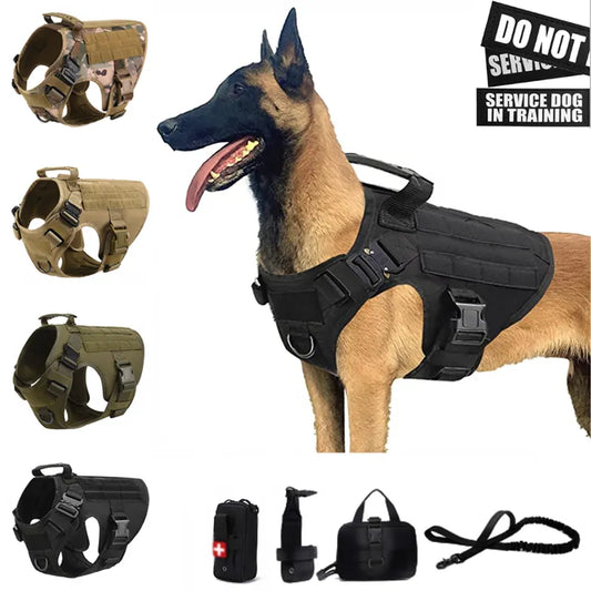 Tactical Dog Harness and Leash