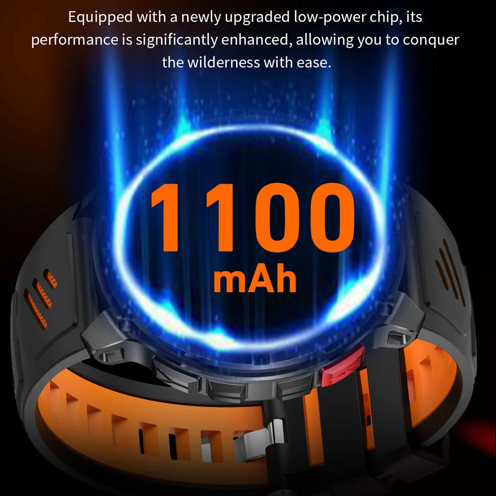 T-Rex3 Pro Military Smart Watch | 1100mAh GPS AMOLED