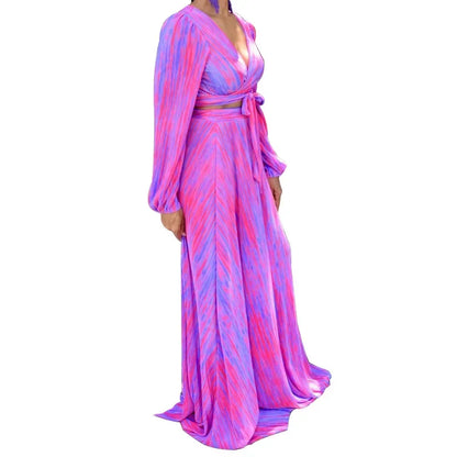 Aurora Tie-Dye Skirt Suit | Euro-American Autumn Style