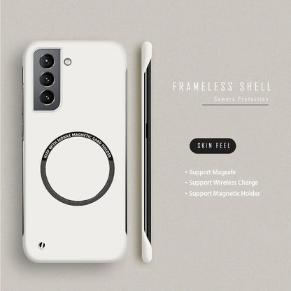 Slim Frameless Samsung MagSafe Matte Phone Case