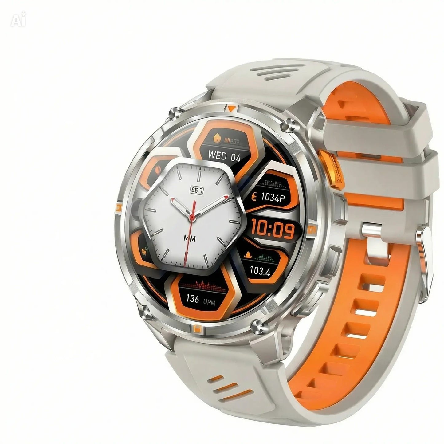 T-Rex3 Pro Military Smart Watch | 1100mAh GPS AMOLED