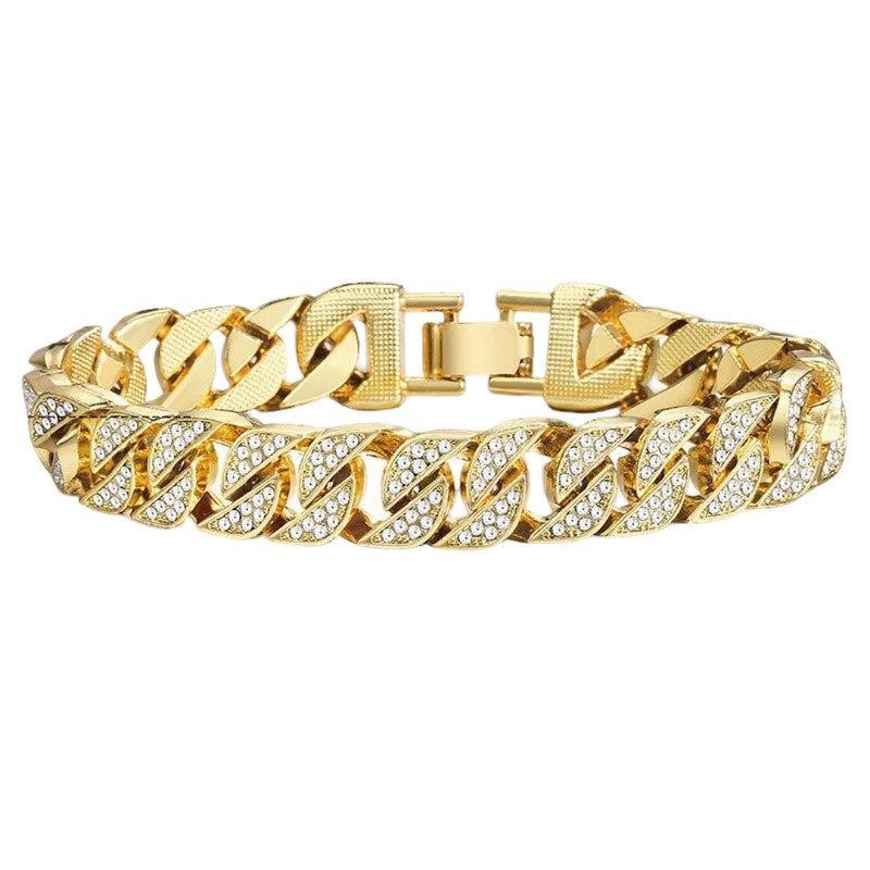 Miami Gold Curb Cuban Bracelet