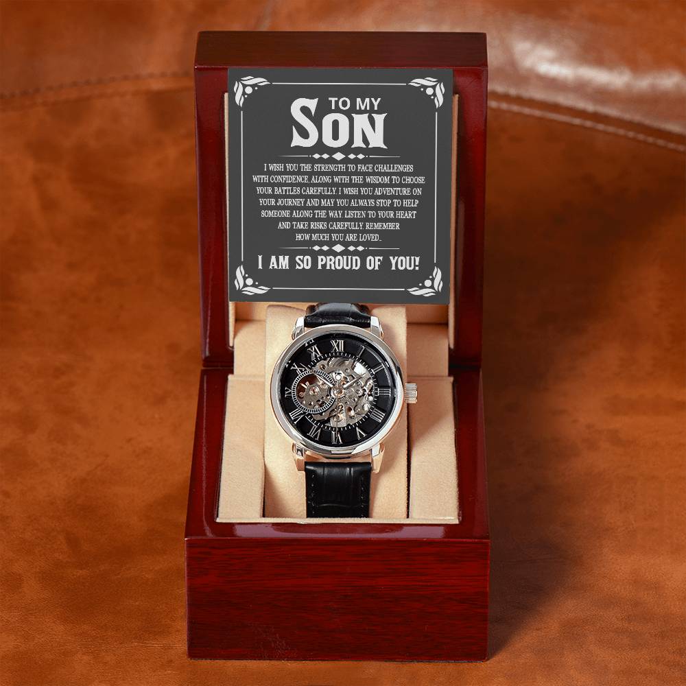 Openwork Watch - For Son I Wish You