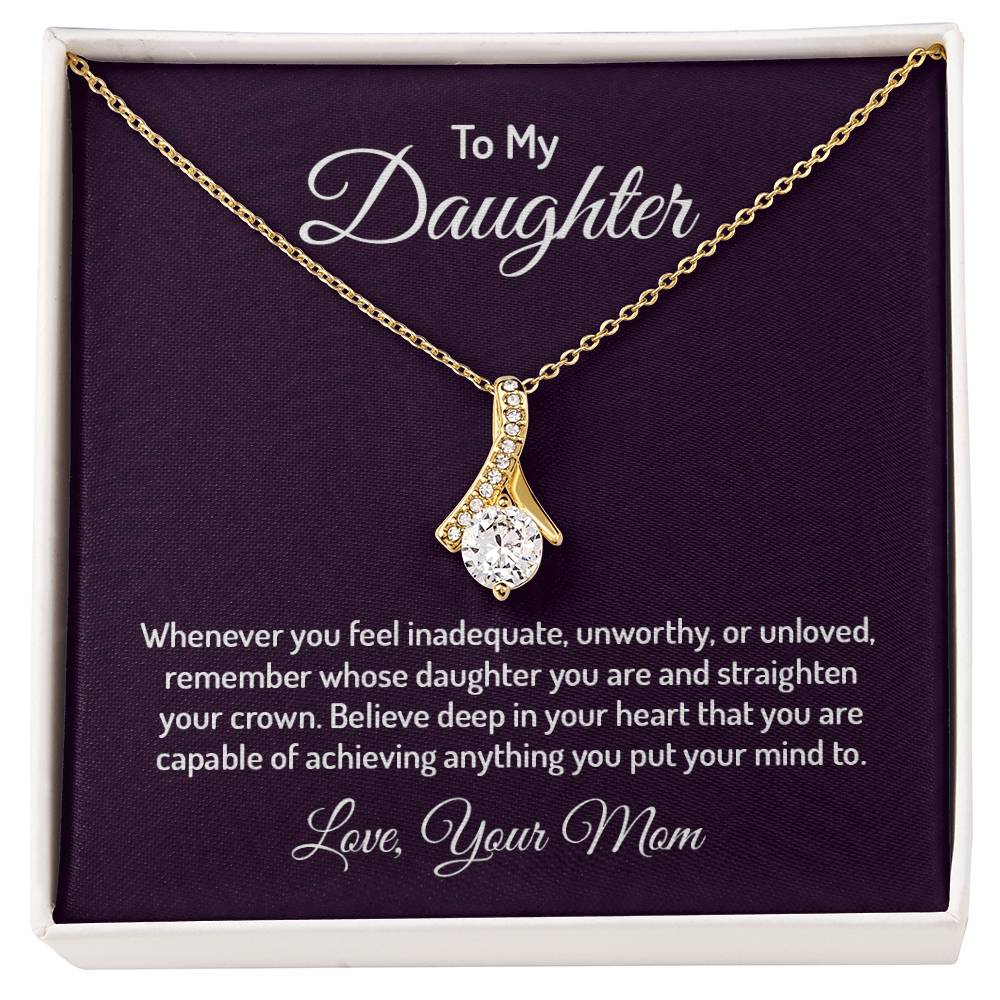 Alluring Beauty Necklace - For Daughter From Mom