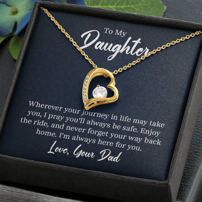 Forever Love Necklace - For Daughter From Dad