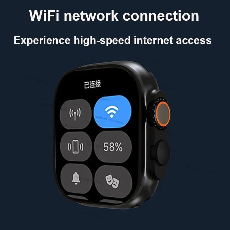 Hello Watch 5 Plus Ultra 3 Smart Watch | 2.04" AMOLED, 4GB ROM, Titanium Alloy