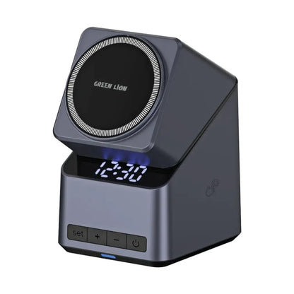15W Rotating Magnetic Wireless Charger with Clock for iPhone Apple Watch